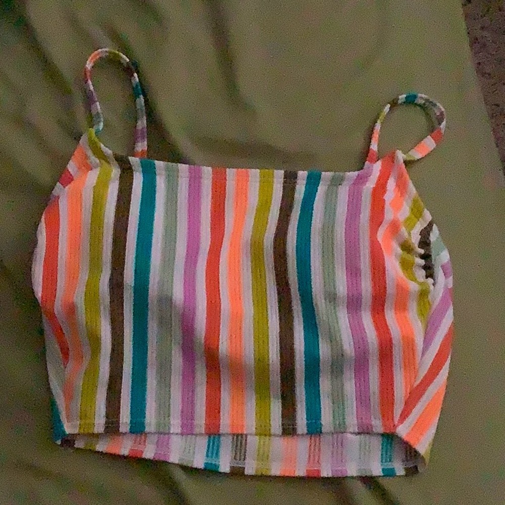 Target colorful tankini swim top